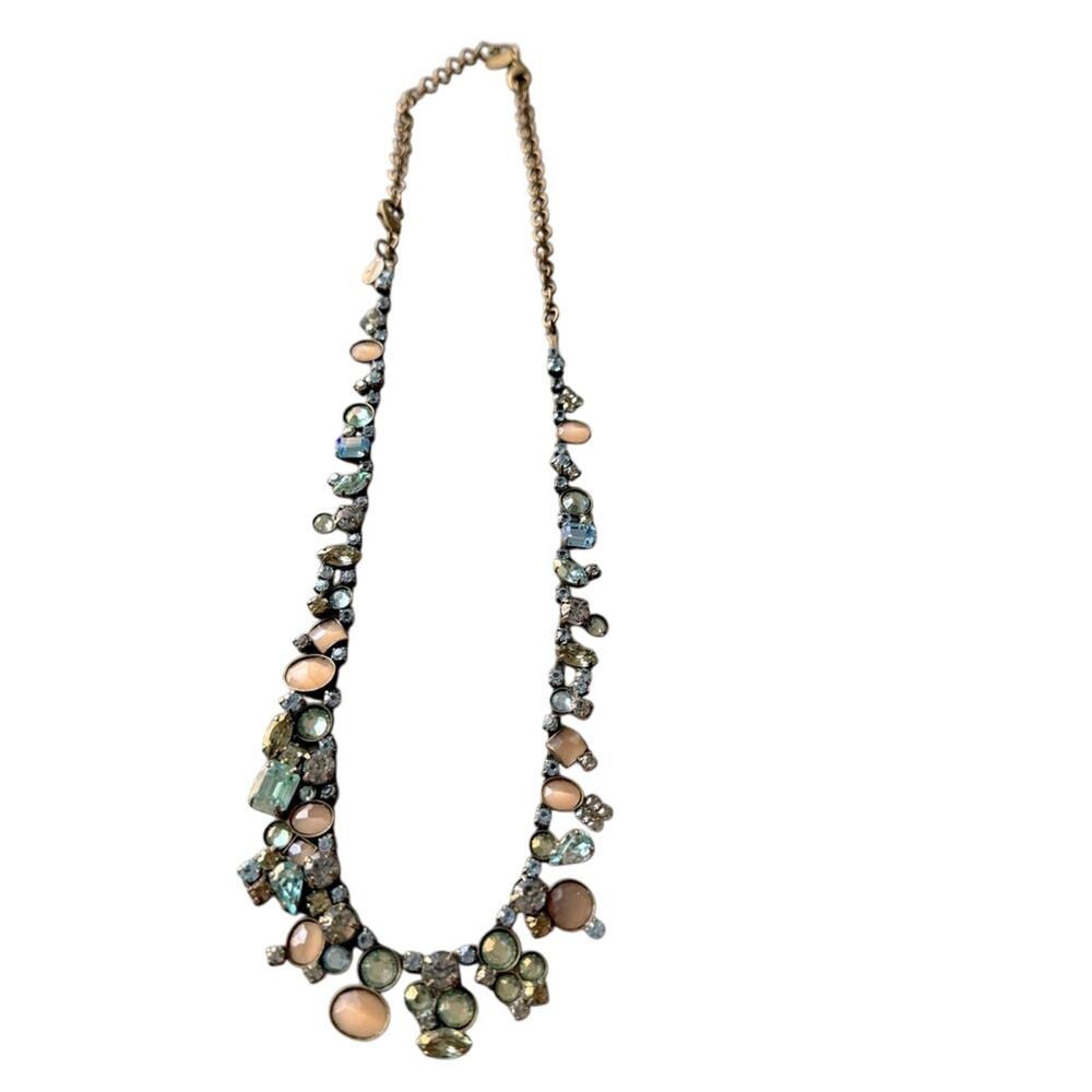 Sorrelli Brass Tone Crystal Necklace with Extender